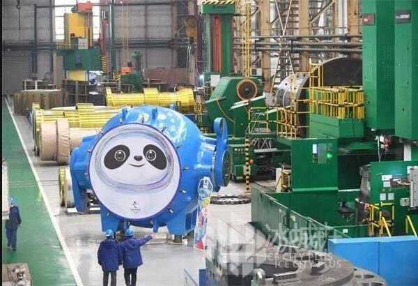 重165噸！哈電版“冰墩墩——豐寧抽水蓄能機組球閥